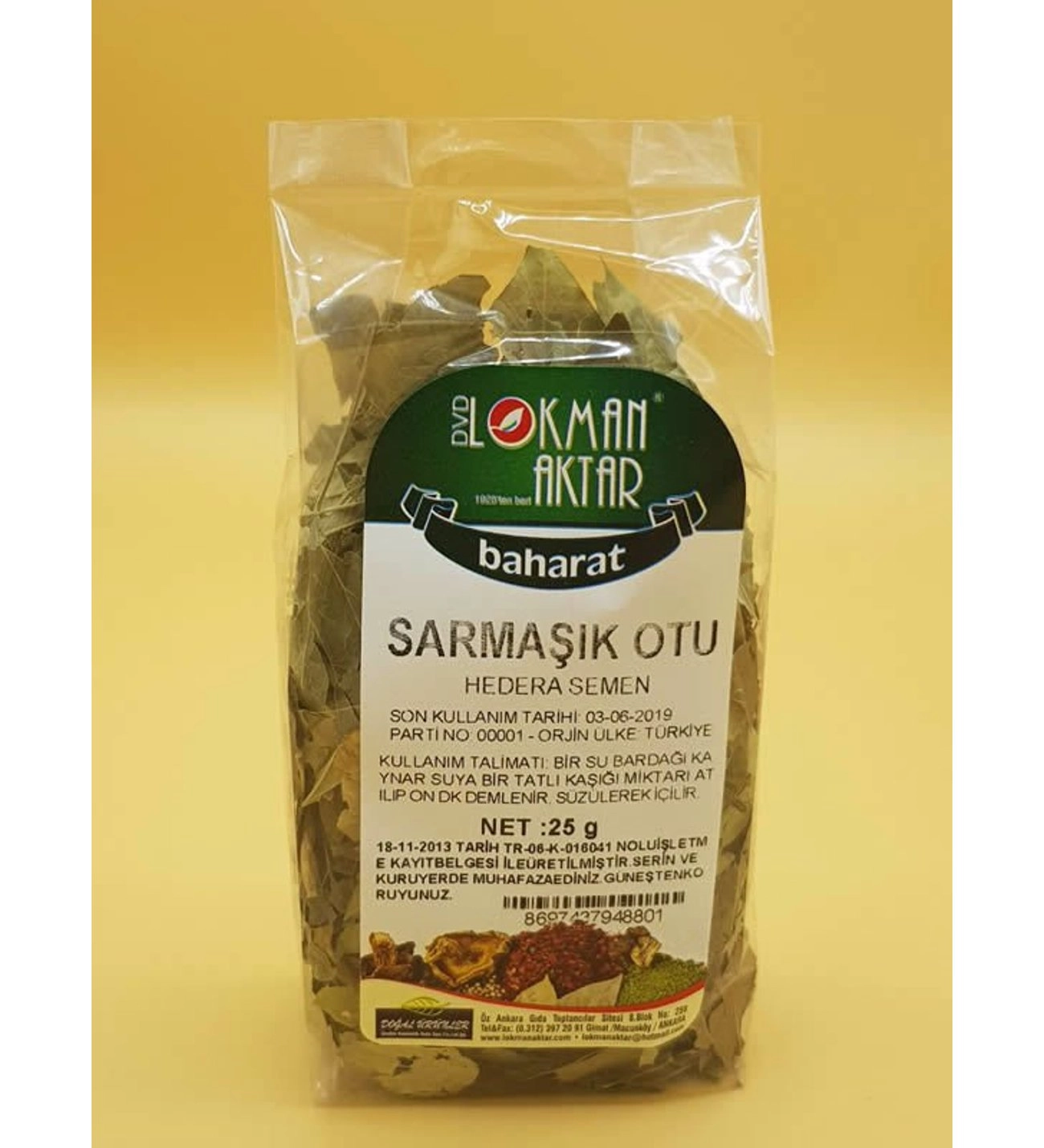 Sarmaşık otu 25 gr